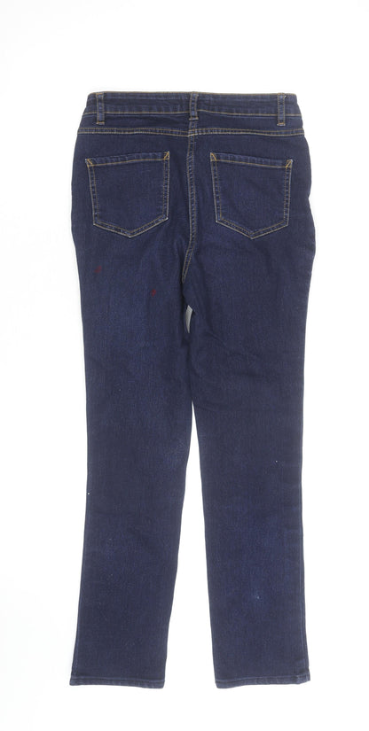 /Denim Women’s Blue Straight Jeans Size 8 Mid Rise Stretch