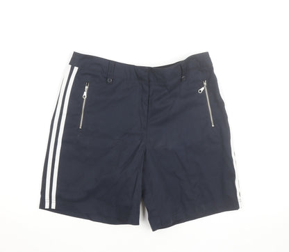 Maine New England Women's Blue Size 10 Chino Shorts with Zip Pockets