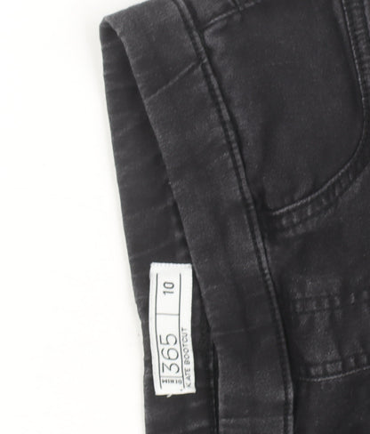 Marks and Spencer Women Black Bootcut Jeans Size 10 Stretch Denim