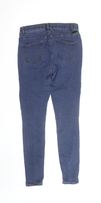 George Women's Blue Skinny Denim Jeans Size 14-16 Stretch Fit