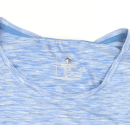 Regatta Women's Blue Short Sleeve Active T-Shirt Size 10