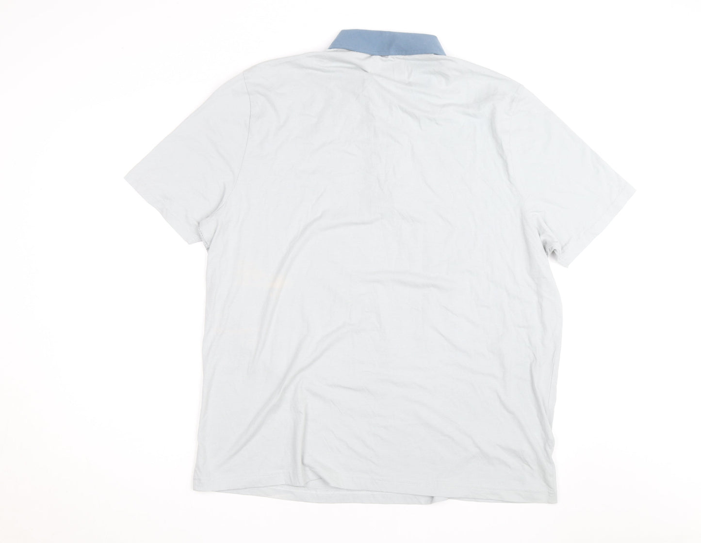 Original Penguin Men's Blue Classic Fit 2XL Cotton Polo Shirt