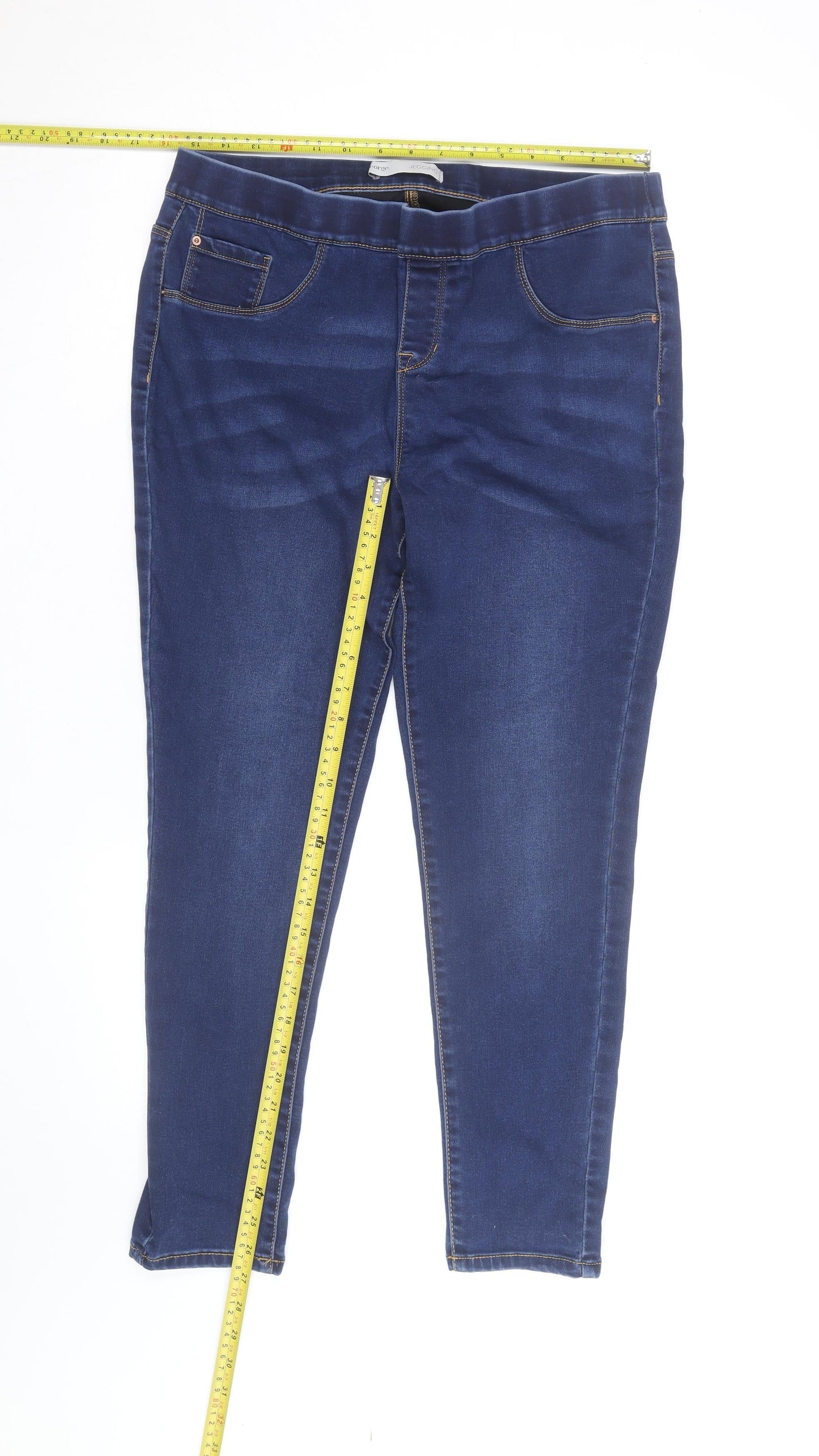 George Women’s Blue Size 16 Jegging Stretch Denim Jeans