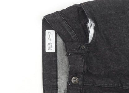 Denim & Co Men's Black Straight Fit Jeans W34 L30