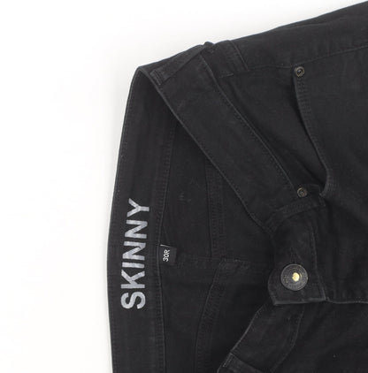Peacocks Women's Black Skinny Jeggings Size 30R Stretch Denim