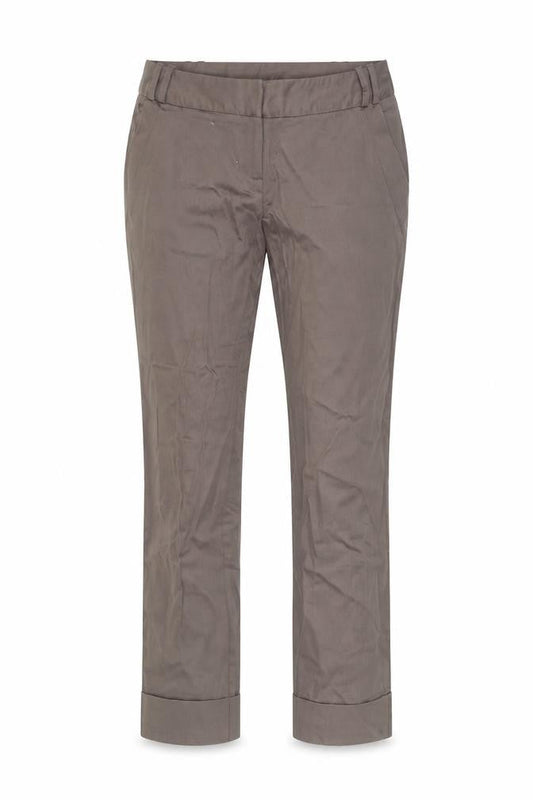 Dorothy Perkins Women’s Brown Chino Trousers Size 10 Straight Leg Workwear