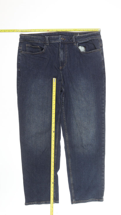 Tu Men's Blue 36S Straight Leg Comfort Fit Denim Jeans