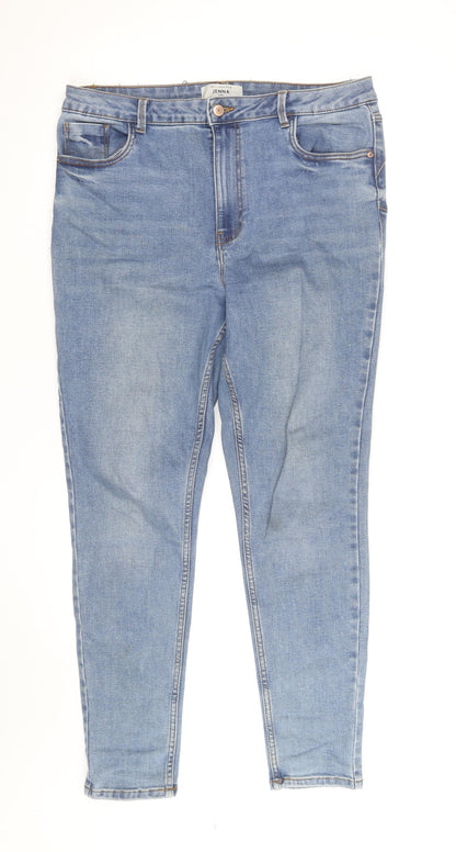 New Look Women Blue Jenna Skinny Denim Jeans Size 6 Slim Fit
