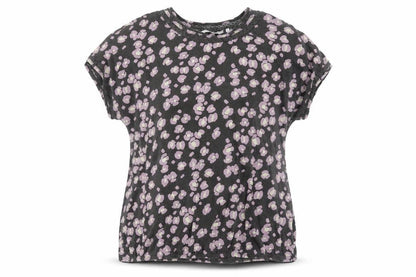 Next Women’s Grey Floral T-Shirt Size 20 Short Sleeve Cotton