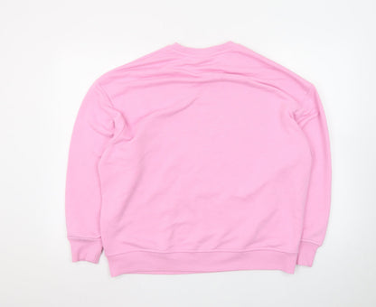 SmileyWorld Women's Pink Pullover Sweatshirt XS - Find Your Inner Smile