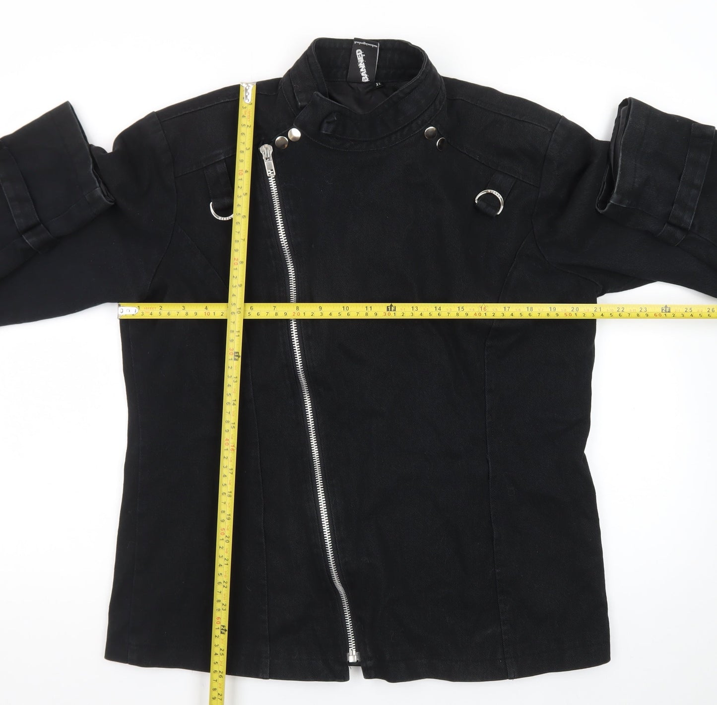 Banned Apparel Men’s Black XL Cotton Motorcycle Jacket
