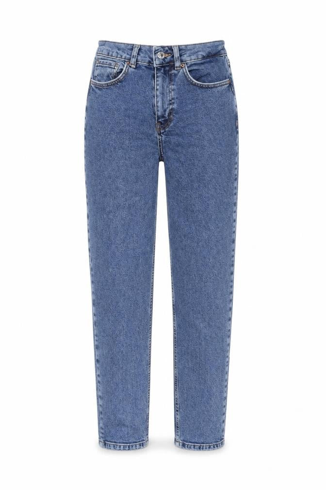 Primark Women Blue Size 8 High Rise Mom Jeans Denim Co