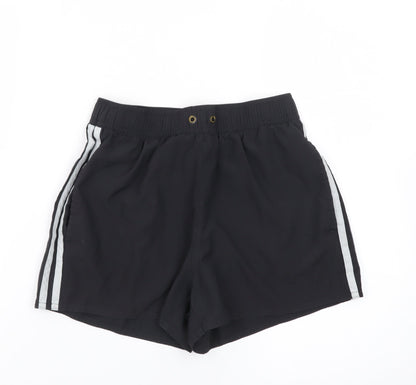 Adidas Women's Black Sports Shorts Size S Polyester Primegreen