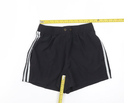 Adidas Women's Black Sports Shorts Size S Polyester Primegreen