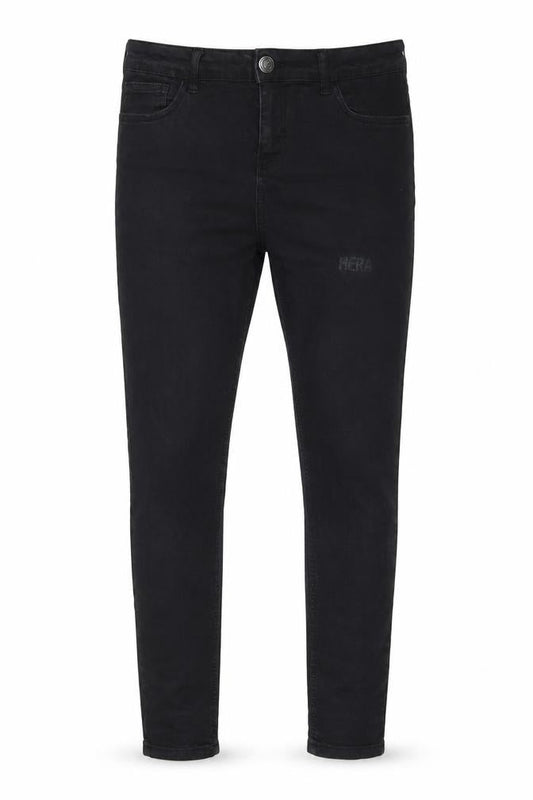 HERA Men’s Black 34S Slim Fit Skinny Jeans Denim Stretch