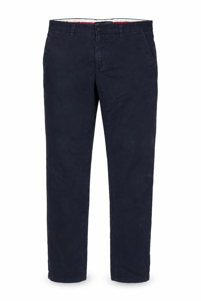 Zara Man Blue Slim Fit Chino Trousers Men's 31W Straight Casual