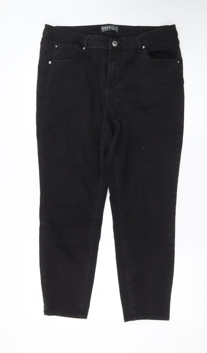 Primark Women Black Size 18 Skinny Jeans with Stretch