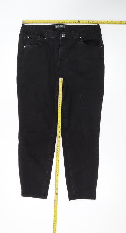 Primark Women Black Size 18 Skinny Jeans with Stretch