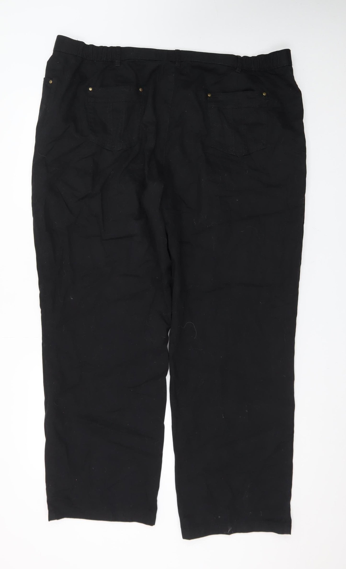 Marks and Spencer Women’s Black Straight Leg Jeans UK 22