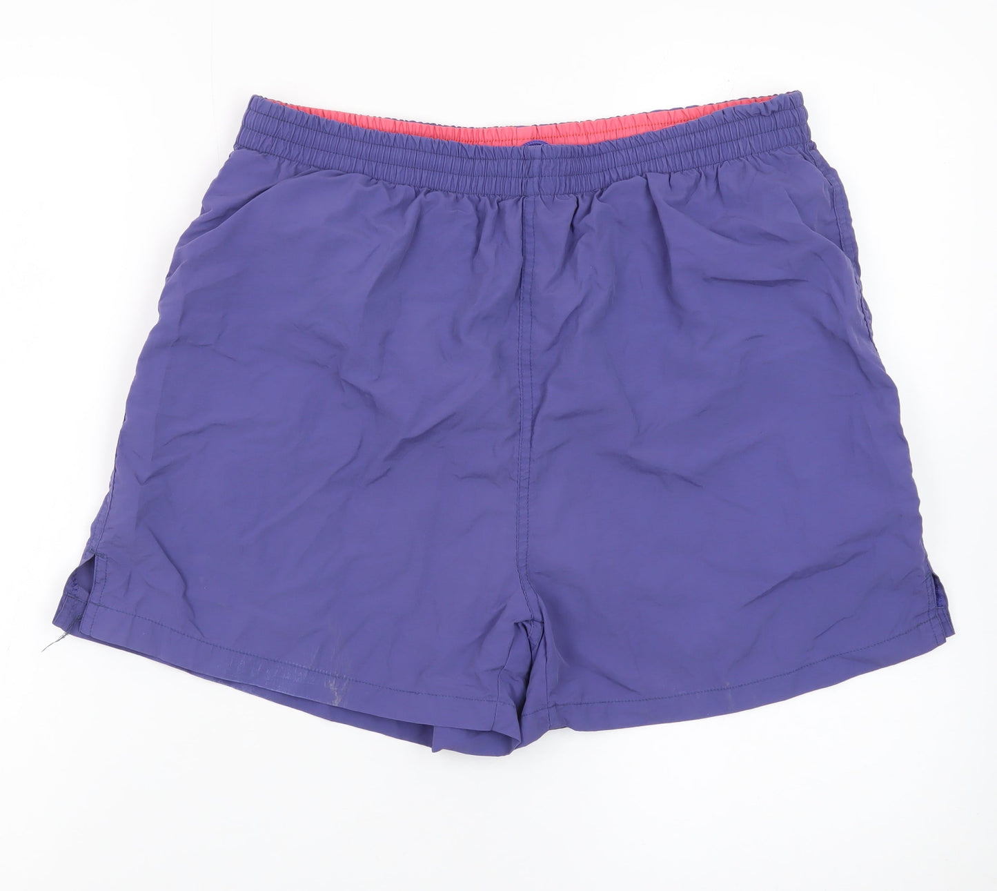 BHS Men’s Purple Swim Shorts Large Quick Dry Elastic Waist
