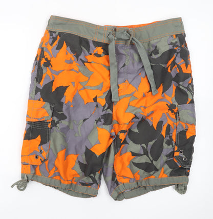 Burton Men Multicoloured L Board Shorts Polyester Swimwear