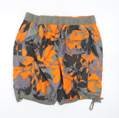 Burton Men Multicoloured L Board Shorts Polyester Swimwear