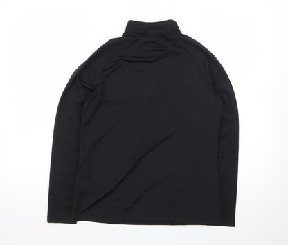 Supremacy Men's Black Small 1/2 Zip Track Jacket Activewear Top