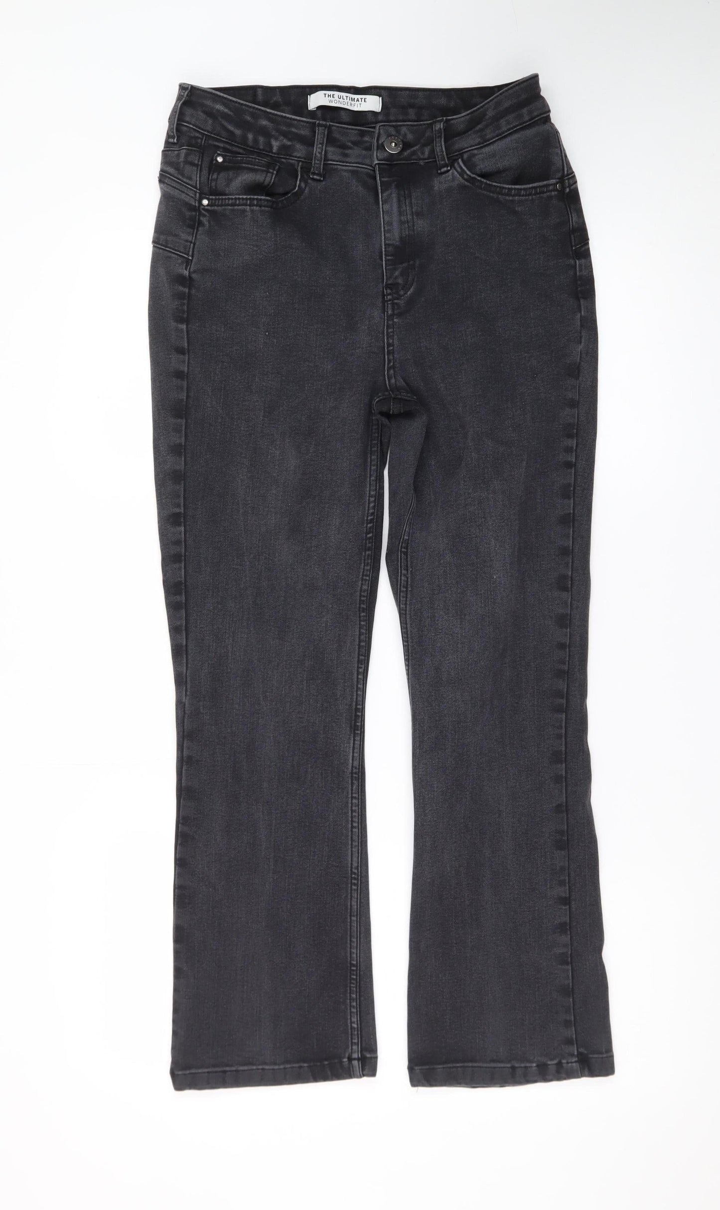 George Women’s Black Straight Leg Stretch Jeans Size 12