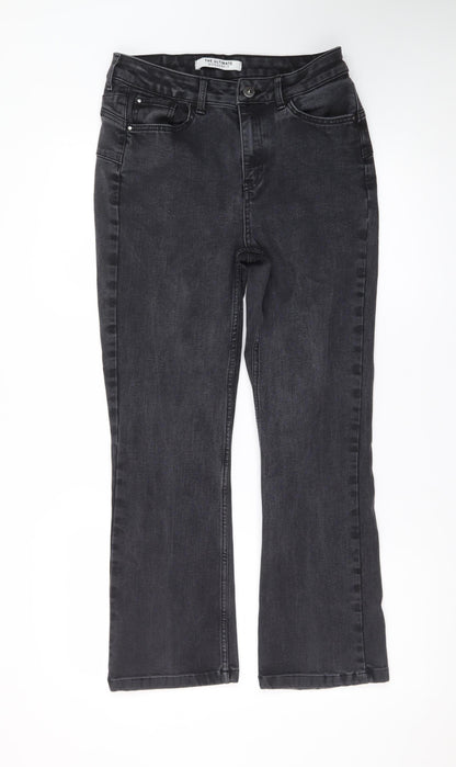 George Women’s Black Straight Leg Stretch Jeans Size 12