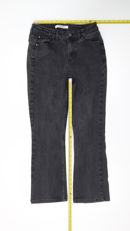 George Women’s Black Straight Leg Stretch Jeans Size 12