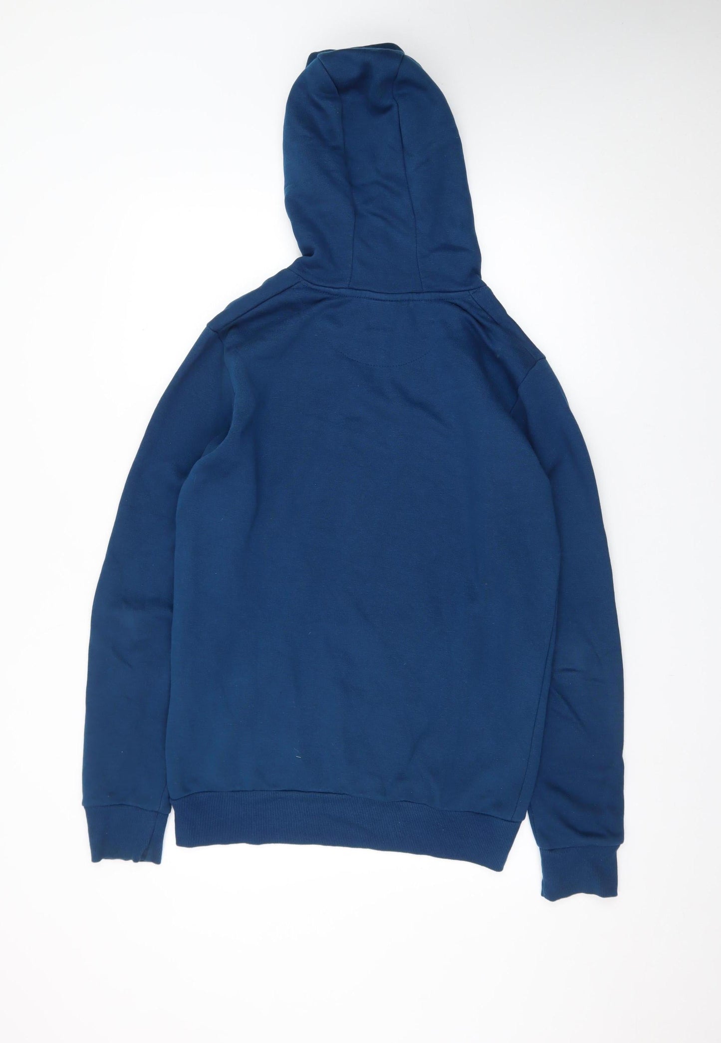 McKenzie Men's Blue Pullover Hoodie Medium Cotton Blend Casual