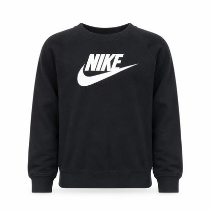 Nike Men's Black Small Crew Neck Pullover Sweatshirt Regular Fit