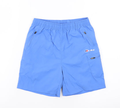 Berghaus Boys Blue Swim Shorts 6-7 Years Quick Dry Elastic Waist