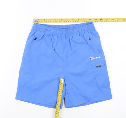 Berghaus Boys Blue Swim Shorts 6-7 Years Quick Dry Elastic Waist