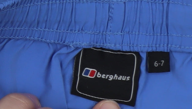 Berghaus Boys Blue Swim Shorts 6-7 Years Quick Dry Elastic Waist