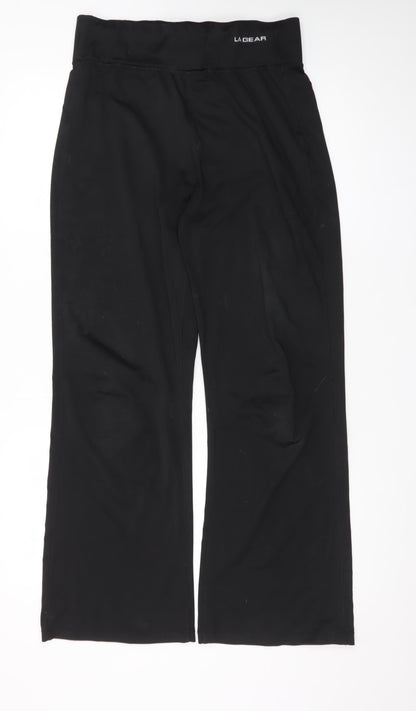 LA Gear Women's Black Stretch Jersey Trousers UK 14