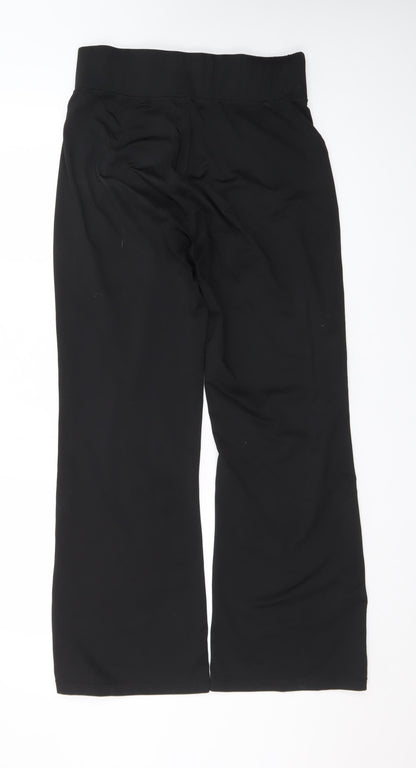 LA Gear Women's Black Stretch Jersey Trousers UK 14