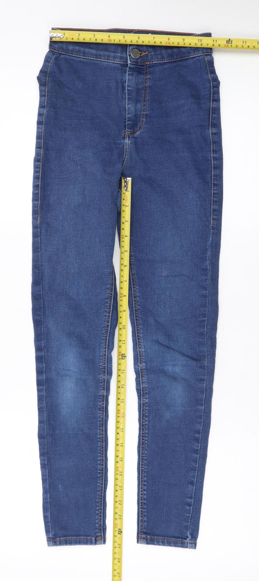 Topshop Women’s Blue Joni Jegging Jeans Size 8 W25 L30 Skinny Fit