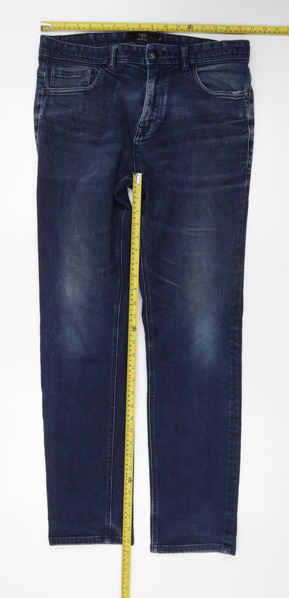 Next Women’s Blue Slim Fit Straight Jeans Size 16 Regular