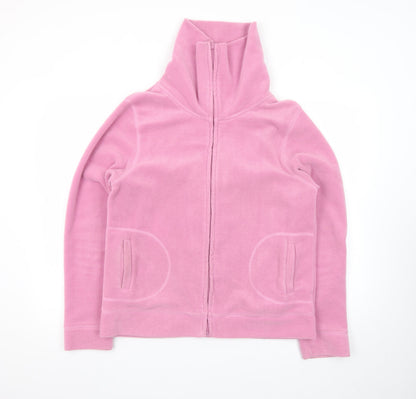 Berkertex Womens Pink Fleece Full Zip Jacket Size 16