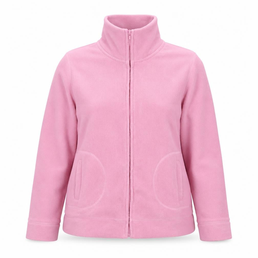 Berkertex Womens Pink Fleece Full Zip Jacket Size 16