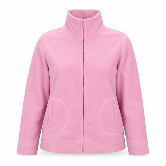Berkertex Womens Pink Fleece Full Zip Jacket Size 16