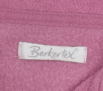 Berkertex Womens Pink Fleece Full Zip Jacket Size 16