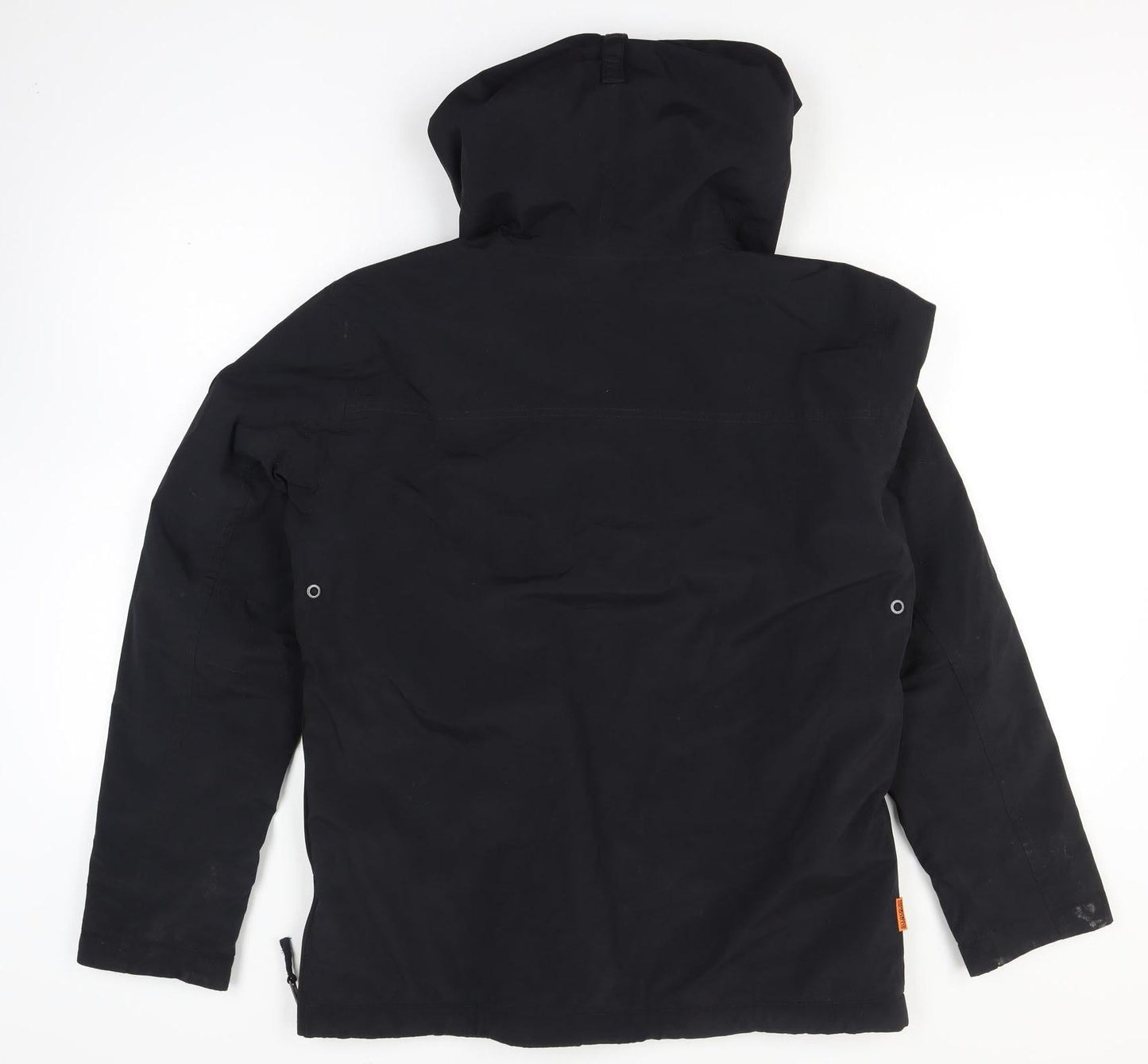 Napapijri Men's Black Anorak Hooded Waterproof Jacket L