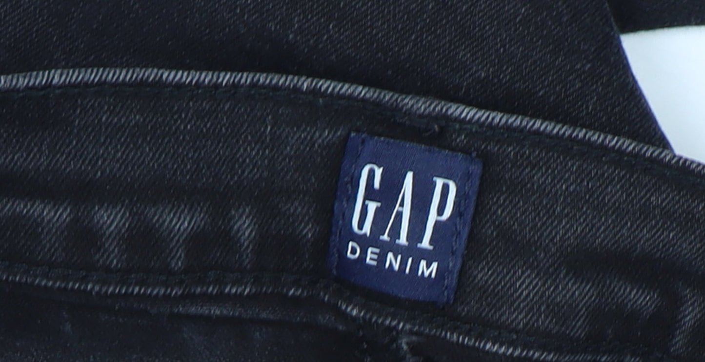 GAP Women's Black True Skinny Jeans Size 10 Petite Stretch Denim