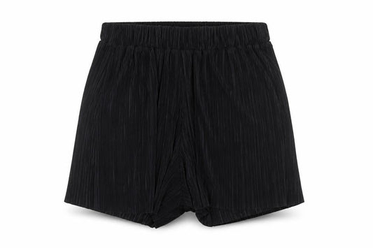 Boohoo Women’s Black Pleated Culotte Shorts Size 8