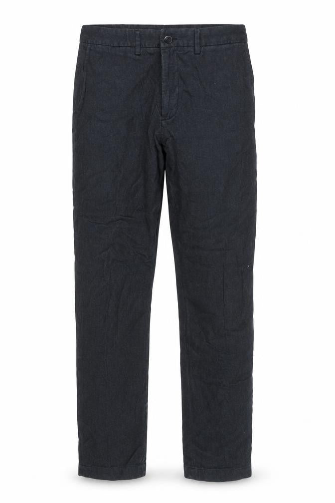 H&M Men’s Black Slim Fit Chino Trousers Size L 34W Casual Cotton