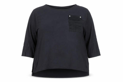 New Look Women’s Black Size 18 3/4 Sleeve Basic Blouse
