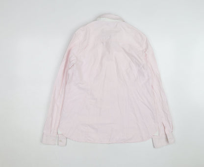 U.S. Polo Assn. Men's Pink Long Sleeve Button-Up Shirt Size L