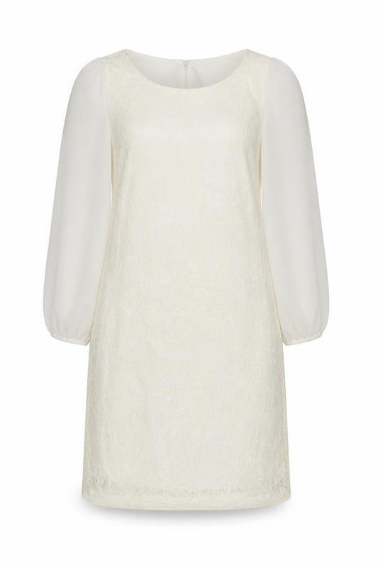ASOS Tall Women’s Ivory Lace Tunic Blouse Size 10 Long Sleeve